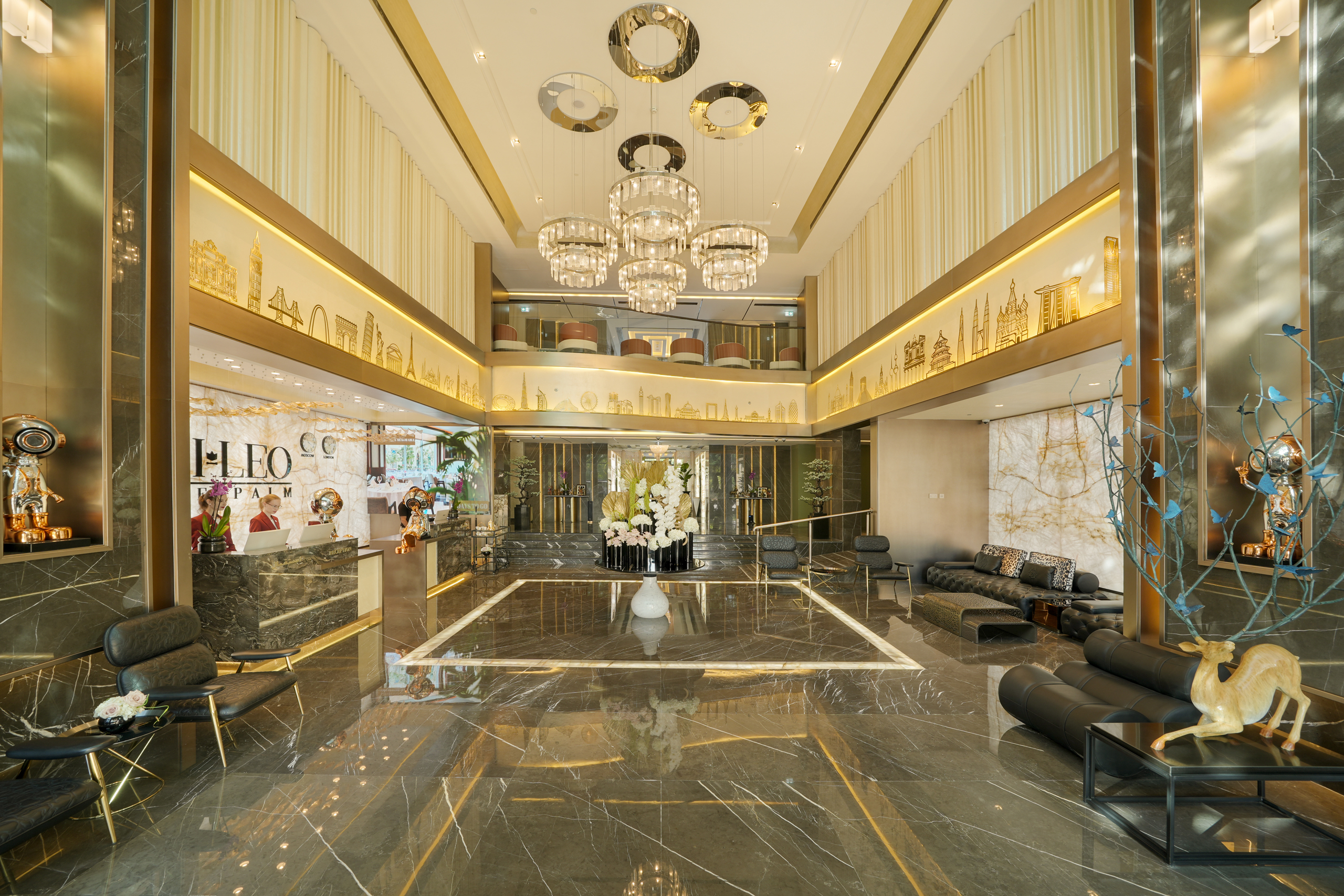 Mileo The Palm Hotel Main Entrance